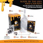 VineLabs Honey Mead Making Kit with Yeast and Starter Home Brew Accessories, Reusable, Step-by-Step Brewing Process, 1 Gallon, Made in the USA