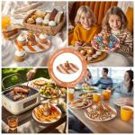 Capybara Ceramic Jewelry Tray, 7.87 Inch Ceramic Dessert Plate for Kitchen, Salad, Appetizer, Small Dinner, Lunch, Party, Pasta, Fruit Plate - Dishwasher, Microwave, Freezer, Oven Safety