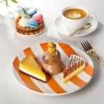 Capybara Ceramic Jewelry Tray, 7.87 Inch Ceramic Dessert Plate for Kitchen, Salad, Appetizer, Small Dinner, Lunch, Party, Pasta, Fruit Plate - Dishwasher, Microwave, Freezer, Oven Safety