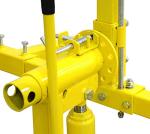 JEGS Auto Rotisserie | 2000 LBS Capacity | Made From Heavy Duty Steel | Yellow Finish | Overall Dimensions: 19 Feet Long x 5 Feet Wide x 5 Feet High