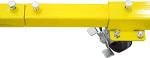 JEGS Auto Rotisserie | 2000 LBS Capacity | Made From Heavy Duty Steel | Yellow Finish | Overall Dimensions: 19 Feet Long x 5 Feet Wide x 5 Feet High