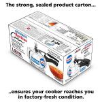 Hawkins Stainless Steel Contura Induction Compatible Inner Lid Pressure Cooker, 1.5 Litre, Silver (SSC15)