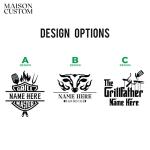 USA Made - Custom Cutting Board - Christmas Gift for Men - Unique Gift Idea for Him, Dad, Husband, Father, Brother - Mens Personalized Gift - BBQ Grilling Gift for Birthdays, Anniversaries, Holidays