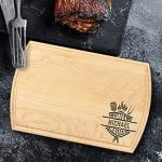 USA Made - Custom Cutting Board - Christmas Gift for Men - Unique Gift Idea for Him, Dad, Husband, Father, Brother - Mens Personalized Gift - BBQ Grilling Gift for Birthdays, Anniversaries, Holidays