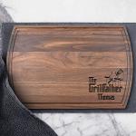 USA Made - Custom Cutting Board - Christmas Gift for Men - Unique Gift Idea for Him, Dad, Husband, Father, Brother - Mens Personalized Gift - BBQ Grilling Gift for Birthdays, Anniversaries, Holidays