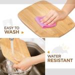 Bamboo Cutting Board Set of 3 - Reversible Wooden Cutting Boards for Kitchen, Chopping Meat, Cheese, Vegetables, Bread, Charcuterie, Serving Tray - 13"x9.5", 11"x8.5", 8"x6" Boards