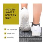 LOSTRONAUT 2-in-1 Wet Dry Shoe Cleaner - 25''x16'' Non Slip Floor Mat, Indoor & Outdoor Welcome Rug, Disinfectant Mat for Doors