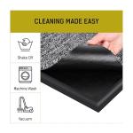 LOSTRONAUT 2-in-1 Wet Dry Shoe Cleaner - 25''x16'' Non Slip Floor Mat, Indoor & Outdoor Welcome Rug, Disinfectant Mat for Doors