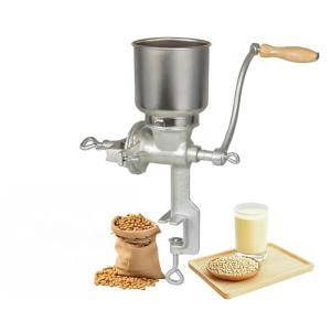 Heavy Duty Cast Iron Manual Grain Mill & Coffee Grinder - Dry/Wet Grinding for Wheat, Corn