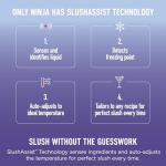 Ninja SLUSHi Max | XXL Smart Frozen Drink Maker | Exclusive Smart Technology | Party-Sized 150oz Capacity | No Ice Needed | 6 Programs | Perfect Temp & Texture up to 12 hours | Blue | FS605SG