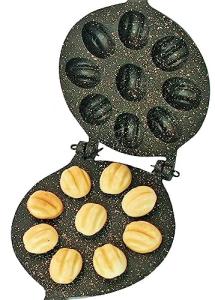 Walnut Cookie Mold Maker - Non-Stick Granite Oreshki Mold - Nut Cookies Maker