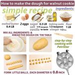 Walnut Cookie Mold Maker - Non-Stick Granite Oreshki Mold - Nut Cookies Maker