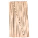 12" Natural Bamboo Wooden Skewers the diameter is 4mm (100 PCS) for BBQ, Fruit，Cocktail，Kabob，Chocolate Fountain，Appetiser,Grilling，Kitchen，crafting and Party