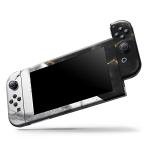 Design Skinz - Compatible with Nintendo Switch Console Bundle - Skin Decal Protective Scratch-Resistant Removable Vinyl Wrap Cover - White-Black Marble & Digital Gold Foil V1