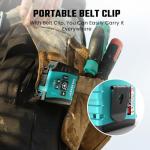 MiLESEEY DT20 Digital Laser Tape Measure,130FT Laser Measuring Tool,16FT Easy Read Digital Measuring Tape Retractable with Fractions,Rechargeable Measurement Tool for Distance/Area/Volume/Pythagorean