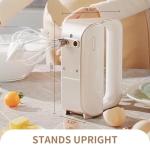 warran 4-in-1 Electric Hand Mixer for Baking, Cooking and Coffee Drinks(Champagne Gold)