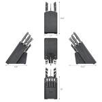 Cangshan KURO Series 12-Piece Knife Block Set, High Carbon X-7 Damascus Steel, 504340