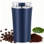 Electric Coffee Bean Grinder, Coffee Spice Grinder, 300W Nut Electric Grinders with 304 Stainless Steel Blades, One Touch Operation for Coffees Mill Home Use or Kitchen (Blue)