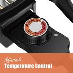 Electric BBQ Grill Techwood 15-Serving Indoor/Outdoor Electric Grill for Indoor & Outdoor Use, Double Layer Design, Portable Removable Stand Grill, 1600W (Countertop BBQ Grill)