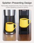 Tastyle Single Serve Hot & Iced Coffee Maker with Strong Brew, 40oz Removable Reservoir, 6 Brew Sizes, Compatible with K Cup and Grounds, Compact for Home, Office, RV, Black & Gold (2.0 Version)