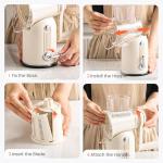 Rotary Cheese Grater Hand Crank,Emojoy 5-in1 Cheese Shredder Vegetable Chopper with Strong Suction Base, Rotary Cheese Graters for kitchen with Blade Storage Box, Included Cheese Slicer and Peeler