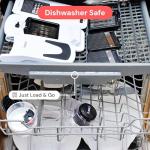 Fullstar All-in-1 Vegetable Chopper and Mandoline Slicer for Kitchen - Cheese Grater, French Fry Cutter, Cheese Slicer - Bonus Handheld Spiralizer Included (6 in 1, Stainless Steel)