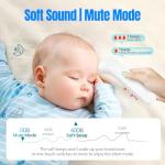 Basal Thermometer for Adults and Kids, Fast & Accurate with Fever Alert, Mute Function, FSA/HSA Eligible - Essential for Babies and Adults, Lifetime Support Included
