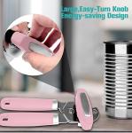 Can Opener,Professional 3-In-1 Multifunctional Manual Can Openers Bottle Opener,Kitchen Durable Stainless Steel Heavy Duty Can Opener Smooth Edge for Kitchen Seniors Friendly