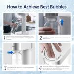 Philips Sparkling Water Maker, Soda Streaming Machine with Quick Twist Bottle, 1L BPA free PET Carbonating Bottle, Soda Maker Compatible with 60L CO2 Carbonator (NOT Included), ADD4902BKOQ/37