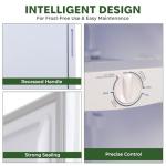 Hamilton Beach HBFRF6892-WHITE HBFRF6892 Upright Convertible Fridge/Freezer-Reversible Door-Removable Glass Shelves-Adjustable Controls-6.8 cu ft, White