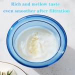 Greek Yogurt Strainer Yogurt Strainer with Strainer Cloth, for home use or small batch (450 grams) for thick Greek yogurt or cheese, 6 * 6 * 5.5 inches, clear, with lid, easy to clean