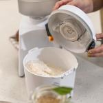 NutriMill Impact Compact High Speed Electric Grain Mill for Fresh Flour Wheat Grinder with Stainless Steel Milling Heads