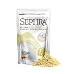 Sephra Belgian WHITE Fondue Chocolate - Fountain Ready Imported Belgian Chocolate for Melting - Organic Baking Chocolate - White Couverture Chocolate HALAL, Vegan & Gluten Free, 2lbs