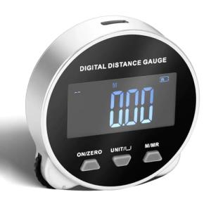 Digital Measuring Wheel USB Rechargeable 652.8ft/199m High Precision Measurement with LCD Display Portable Smart Distance Measurer for Flat Curved Diameter Irregular Surfaces