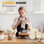 Lord Eagle 5-Speed Hand Mixer Electric Heldhand, 300W Compact Mixer for Baking, Egg Beater, Blending or Cooking, Portable & Lightweight, 5 Accessories, Cream