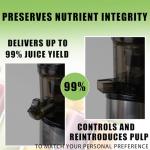 Cold Press Juicer, 5.5" Wide Feed Chute Juice Extractor Machine,High Juice Yield,Slow Masticating Juicer fit Whole Vegetables & Fruits Easy Clean for Batch Juicing BPA Free 800w motor