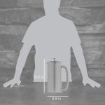 ESPRO P7 French Press Coffee Maker - Double-Walled Stainless Steel Insulated with Micro-Filter, 32 Ounces, Brushed Stainless Steel