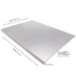 BILLAMB Stainless Steel Cutting Boards for The Kitchen, Suitable for Meat, Fruits, Vegetables, Bread, and Baking Large-sized Cutting Boards (50 x 50cm/19.7 x 19.7 in)