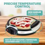 Euro Cuisine 12-Inch Electric Crepe Maker with Accessories