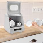 Countertop Dishwasher, 5 Washing Programs Portable Dishwasher, 360°Rotation Flushing Wash Fruit Machine, High-Temp wash Dishwasher for Homes Kitchen Apartments Dormitories Campers Rvs