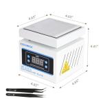 KeenWise 110V 360W Soldering Hot Plate, Electric Hot Plate, LED Microcomputer Electric Preheat Soldering Station Welder Hot Plate Rework Heater Lab 100X100mm (3.94 * 3.94in) Plate