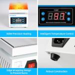 KeenWise 110V 360W Soldering Hot Plate, Electric Hot Plate, LED Microcomputer Electric Preheat Soldering Station Welder Hot Plate Rework Heater Lab 100X100mm (3.94 * 3.94in) Plate