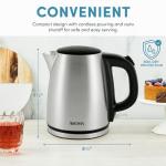Aroma 1.0L Stainless Steel Electric Kettle