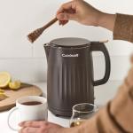 Cuisinart Soho 1-Liter Double Wall Electric Hot Water Kettle, Tea Kettle with Stainless Steel Interior, One Touch Operation to Boil Water for Tea, Hot Cocoa, or Instant Oatmeal, CK-10BK, Black