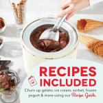 Dash Deluxe Gelato & Ice Cream Maker, 2qt - cream