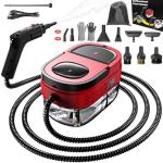 Goyappin Handheld Steam Cleaner for Home, 2500W High Pressure Steam Cleaner for Car Detailing, 3 Steam Levels, 1600Ml Tank, High Heat Steamer for Bed Bugs, Couch, Furniture, Kitchen, Bathroom, Floors