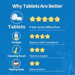 ORIENTLEAF Garbage Disposal Cleaner and Deodorizer Tablets 20g 1 Year Supply Sink Cleaner, Prevents Odors, Natural Kitchen Drain Cleaning Care 12 Pack