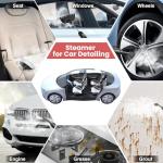 Goyappin Handheld Steam Cleaner for Home, 2500W High Pressure Steam Cleaner for Car Detailing, 3 Steam Levels, 1600Ml Tank, High Heat Steamer for Bed Bugs, Couch, Furniture, Kitchen, Bathroom, Floors