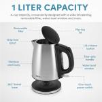 Aroma 1.0L Stainless Steel Electric Kettle