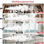 Goyappin Handheld Steam Cleaner for Home, 2500W High Pressure Steam Cleaner for Car Detailing, 3 Steam Levels, 1600Ml Tank, High Heat Steamer for Bed Bugs, Couch, Furniture, Kitchen, Bathroom, Floors